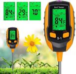 Soil Moisture Meter, 4-in-1 Soil PH