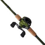 Pflueger 7' Monarch Low Profile Baitcast Reel and Rod Combo, 2-Piece Graphite Rod, LP Reel, Medium Heavy Power, Fast Action, Lightweight and Corrosion-Resistant