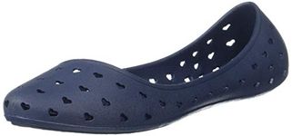 Bata Women's Hearts Ballerina - Light Blue Stylish Flats for Daily Comfort and Fashion