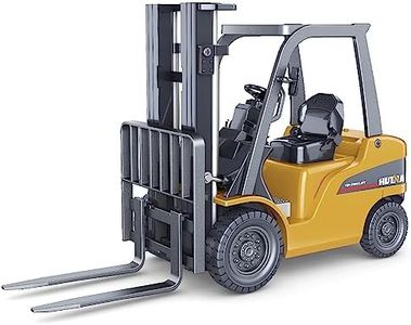 Die-cast Forklift Truck Toys 1/50 Scale Metal Engineering Vehicle Fork Truck High Detail Construction Vehicles Model Collection Forklift Decoration Toy for Kids