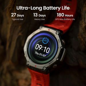 Amazfit T-Rex 3 Outdoor Smartwatch 48mm AMOLED, GPS, 27-Day Battery, NFC