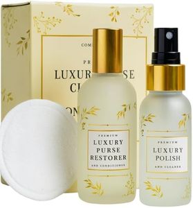 Leather Purse Cleaner & Conditioner for Handbags, Designer Bags, and Luxury Purses, Recommended Leather Cleaner for Handbags & Leather Conditioner for Purses by Combat Cleaner