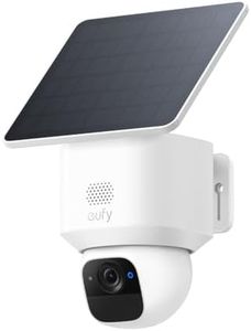 eufy Security SoloCam E30 2K Solar Security Camera Outdoor Wireless, 360° Pan & Tilt Home Security Camera, Solar Powered, AI Tracking, IP65 Weatherproof, HomeBase S380 Compatible, No Monthly Fee