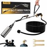 Propane Weed Torch Burner with Ergonomic Support Strap for Easy Control