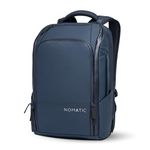 NOMATIC Travel Pack - Mens Travel Backpack - Expandable to 30L - Water Resistant Daypack - TSA-Ready - 16 Laptop, Navy, 20L, Backpack for Everyday