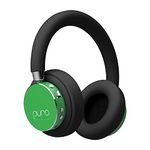 Puro Sound Labs BT2200-Plus Volume Limited Kids’ Bluetooth Headphones – Safer Headphones for Kids – Studio-Grade Audio Quality & Noise Isolation (Green)