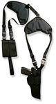 Bulldog Cases Deluxe Shoulder Harness with Holster and AmmPouch Vertical Fits Most Large Frame Auto's with 3 1/2-5-Inch Barrels Ruger P90