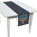 Fun Express Menorah Table Runner for Hanukkah (70 inches Long) Home Decor