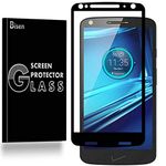 [2-Pack BISEN] Fit for Motorola Moto Droid Turbo 2, Moto X Force Tempered Glass Screen Protector [Full Coverage], Edge-to-Edge Protect, Anti-Fingerprint, Anti-Bubble, Lifetime Protection