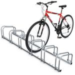 VOUNOT® 6 Bike Stand Floor or Wall mounted bike rack for garage Bicycle Parking rack Cycle Storage Locking Stand