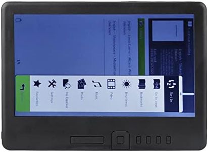 E-Reader, 7in Color TFT LCD 16:9 HD Screen 380MHz Large Memory eReader EPUB PDF TXT Multiple File Formats Mechanical Navigation Buttons All Round Protective Cover Portable E Reader(8GB)