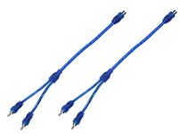 RCA PHONO SPLITTER CABLE BLUE (2 Male to 1 Female)