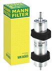 MANN-FILTER Fuel Filter, for cars WK 6003 In-Line Passenger Car, White