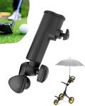 Jadeshay Golf Trolley Umbrella Holder,Golf Cart Umbrella Stand Universal Adjustable Umbrella Holder Plastic Golf Cart Umbrella Holder Golf Trolley Stand for Powakaddy Motocaddy Universal