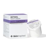 SkinInspired Retinol Night Cream Refill | 0.1% Retinol & Hyaluronic Acid | Anti-Wrinkle Cream for Women | Night Cream For Women & Men Glowing Skin | For Normal to Dry Skin | Eco-Friendly & Cost-Saving Cartridge | 50g