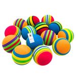 Foodie Puppies Cat Ball Toy Colorful Foam Mini Ball Play Game - (Pack of 10) Soft Sponge Ball Toy Suitable for Cats and Kittens, Exercise Interactive Indoor Activity Play Training Toy (Size: 3cm)