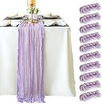 10 Pack Cheesecloth Table Runner,10