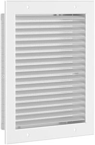 13.9"w X 13.9"h Shed Vent, Hon&Guan Aluminum Alloy Gable Vent, Door Vents For Interior Doors Dryer Vent Covers For Wall House[Outer Dimensions: 16"x 16"h].