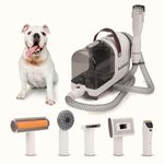 AGARO Supreme Pet Grooming Kit & Vacuum Suction, Picks up 99% Pet Hair, Dry Vacuuming, 3 Suction Modes Up to 10 kPa, 350 Watts, Multi Grooming Tools, 2.5L Bin, for Pets, Furniture and Car Cleaning