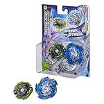 Hasbro Beyblade Burst Surge Speedstorm Battle Pack Twin Packs - Evo Helios Blazebringer and Jormuntor J6