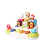 Popup_Toy for Toddlers Montessori Activities, Color Sorting and Shape Matching, Develop Fine Motor Skill, Cause and Effect Abilities