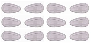 Clear Screw-in Type Nose Pads for fit Oakley Eye Glass Frames Fuller Tincup Conductor Wingfold (6 Pairs)