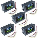 diymore 5PCS 0.28" Volt Amp Meter D