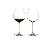 RIEDEL Veritas Pinot Noir Wine Glasses, 2 Count (Pack of 1), Clear