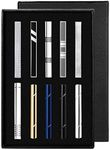 YADOCA 10 Pcs Mens Tie Clips Set Re