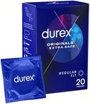 Durex Extra Safe 3 Slightly Thicker Condoms With Extra Lube 20 count (Pack of 1)