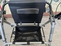 Under Seat Tote Rollator Black Bag for Rollator Walker - Medical Storage Bag Replacement fpr Walker Basket - Mobility Walker Accessories for Seniors