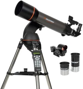 Celestron - NexStar 102SLT Computerized Telescope - Compact and Portable – Refractor Optical Design - SkyAlign Technology - Computerized Hand Control - 102mm Aperture