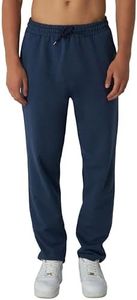 ROSS CAMP Pantalon de Sport Homme - Pantalons de Jogging Hommes - Sport Hommes Longs Coton, Loisirs Pantalon d'entraînement, Survêtement Joggers Moderne (Bleu Marine, M)