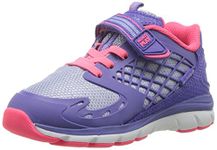 Stride Rite Girls' Made 2 Play Cannan Sneaker, Blue/Pink, 2.5 M US Little Kid