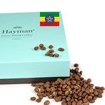 Hayman Coffee, 100% Ethiopia Yirgacheffe Coffee Beans, Whole Bean Coffee Medium Roast, Fresh Coffee Beans, 340g/12oz (Pack of 1) | Ethiopian Coffee Beans