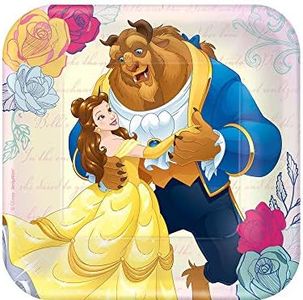 Beauty and the Beast 17cm Square Plate