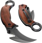 Grand Way Karambit Knife with Wood 