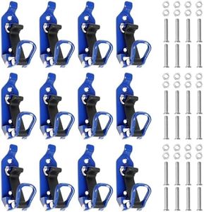 CONEHOY 12 Pcs Shovel Holder Quick Release Shovel Mounts Heavy Duty Axe Holder Kit Metal Rubber Car Accessories for Truck Roof Rack Wall Mounting Brackets Garage Storage