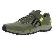 adidas Mens FIVE TEN TRAILCROSS CLIP-in MOUNTAIN BIKING SHOES Orbit Green/Carbon/Black 9