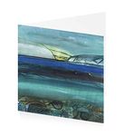 Royal Academy Barbara Rae Seascape Art Greeting Card (15 x 15 cm)