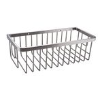 Konhard CS004 Solid Stainless Steel Bathroom Shower Caddy Wall Mount, Brushed Steel