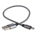 IBEIKE USB Power Cable for Fire Stick - 30cm Short USB Cable Replacement for Fire Tv Stick, Compatible with Chromecast, Power Bank, And Other Android Devices