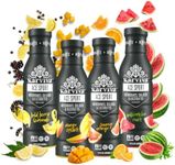Karviva ACE Collagen Sport Juice Variety Pack - Inspired by Traditional Eastern Remedies for Healthy Joints, Skin & Hair. Collagen Hydration Drinks with Natural Marine Collagen, Electrolyte, Antioxidants, Low-Sugar, Low-Carlories, Non-GMO, Gluten Free (6 BFA-Free bottles, 12 fl oz)