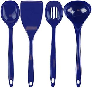 Reston Lloyd Calypso Basics by Melamine Utensil Set, 4-Piece, Indigo