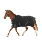 Equinavia Norse Lightweight 100g Fill Horse Rain Blanket | Waterproof Turnout Sheet - Black - 66 in - Black - 69 in