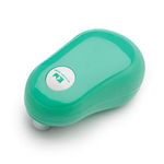 Kitchen Mama One Touch Electric Can Opener with Auto Shut-Off: Open Cans with Only One Push of A Button - Ergonomic, Smooth Edge, Food-Safe, Prime for Seniors with Arthritis, Battery Operated (Teal)