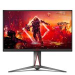 AOC AG275FS 27 Inch Gaming Monitor with Speakers, USB Hub, Full HD, Height Adjustable, AMD FreeSync Premium, Frameless Design, DisplayHDR 400, Fast IPS, 360Hz, 0.5 ms Response Time