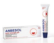 Anbesol Adult Strength Gel for Effective Oral Pain Relief from Mouth Ulcers and Denture Irritation, 10g