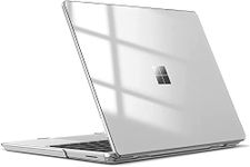 OJOS 2023 Surface Laptop GO 3 Case 12.4" Compatible with Go 2/1 Laptop Cover 2022-2020 Releases Model 1943/2013 Plastic Hard Shell Case with Screen Protector, Crystal Clear