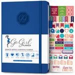 GoGirl Planner and Organizer for Women – A5 Weekly Planner, Goals Journal & Agenda to Improve Time Management & Productivity (Royal Blue)